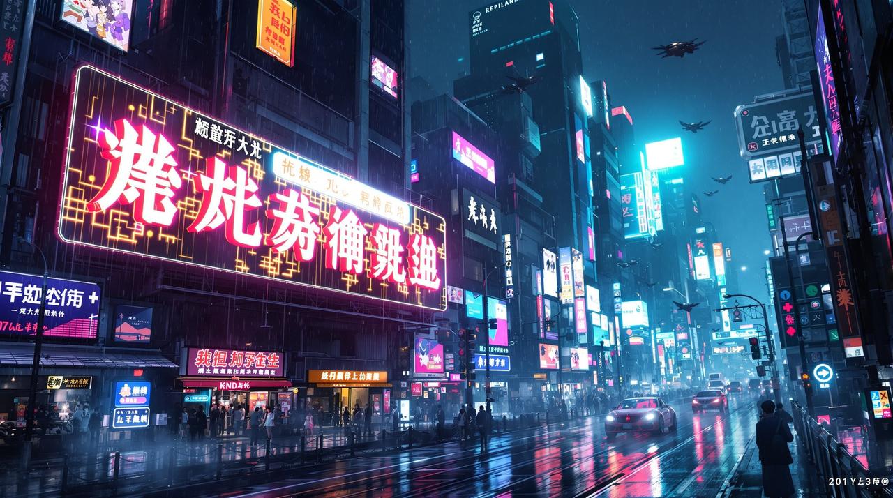 奶水动漫 - 赛博都市 奶水动漫赛博世界 - 数据洪流中的未来都市